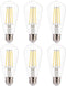 FLSNT 7W LED Edison Bulbs, 60W Equivalent, 90+ High CRI, 4000K Cool White, ST19 LED Light Bulbs, 800LM, E26 Base, Dimmable, 6 Pack...