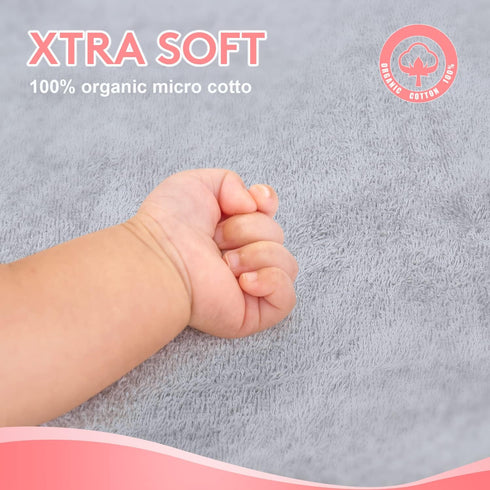 Baby Hooded Towel with Unique Animal Design Ultra Soft Thick Cotton Bath Towel for Newborn (Elephant)...