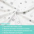 TL Care Printed 100% Cotton Knit Fitted 18" x 36" Cradle/Bassinet Sheet - Compatible with Mika Micky Bassinet, Super Stars, Soft Breathable, for B...