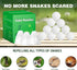 12 Packs Powerful Snake Repellent for Yard, Natural Repellent Balls for Snake Outdoor Camping Fishing, Snake Away Repellent to Keep Snakes Rats Aw...