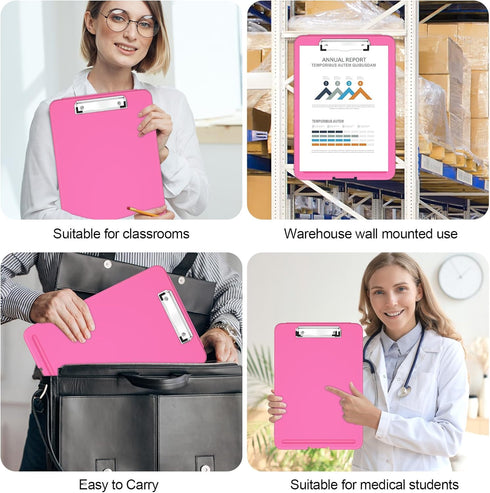 Hongri Clipboard with Storage, Open Nursing Clipboards Foldable Storage, Heavy Duty Nursing Clipboards Foldable, Office Supplies, School Supplies,...
