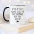 YouNique Designs 10 Year Anniversary Coffee Mug for Him, 11 Ounces, 10th Wedding Anniversary Cup For Husband, Ten Years, Tenth Year, 10th Year (Bl...