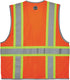 Ergodyne GloWear 8246Z ANSI High Visibility Two Tone Mesh Safety Vest with Reflective Binding, Orange, 2X-Large/3X-Large...