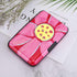 ELFISH RFID Blocking Credit Cards Holder Aluminum Wallet Metal ID Case for Men Women (Big pink flower)...