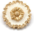 20 pcs Vintage Sunflower White Enamel Sewing Metal Shank Coat Buttons -25mm -1"...