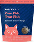 Bocce's Bakery, One Fish, Two Fish Crunchy Treats for Cats, Wheat-Free Everyday Cat Treats, Made with Limited-Ingredients, Baked in The USA, All-N...