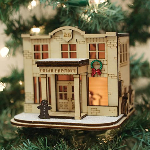 Ginger Cottages Polar Precinct #25 Ornaments for Christmas Tree...
