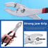 Glarks 6 Inch 8 Inch 10 Inch Slip Joint Pliers, Chrome Vanadium Steel Body with Non-Slip Handle and Rivet Joint Assembly...