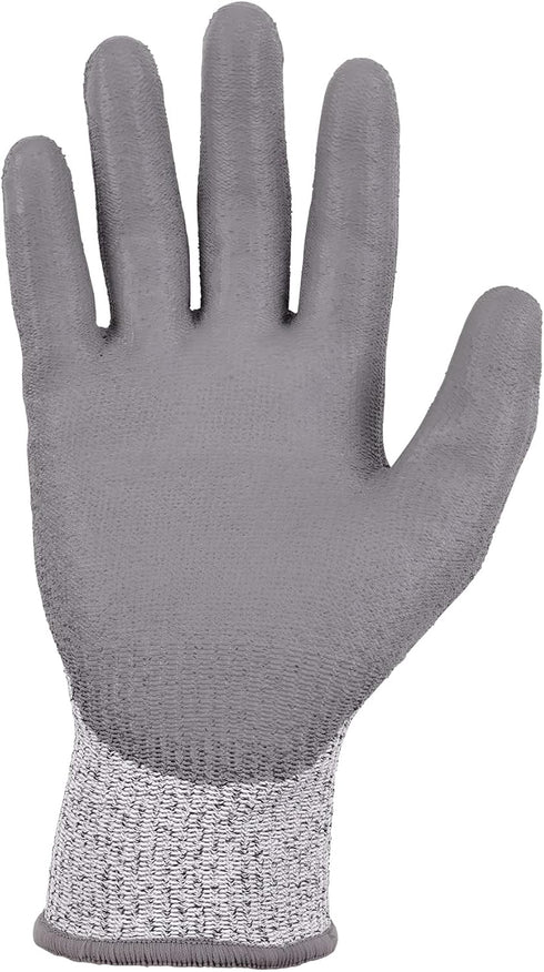 Ergodyne unisex adult Cut-resistant - A3, 13g ANSI A3 PU Coated CR Gloves, Gray, Extra Large US...