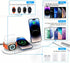 4 in 1 Wireless Charger for iPhone, Magnetic 4 in 1 Fast Charging Station Charger for Magsafe for iPhone 15/14/13 /Pro/Pro Max/12/11/X/Xr/XS/8, fo...