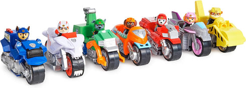 Paw Patrol, Moto Pups Zuma’s Deluxe Pull Back Motorcycle Vehicle with Wheelie Feature and Toy Figure...