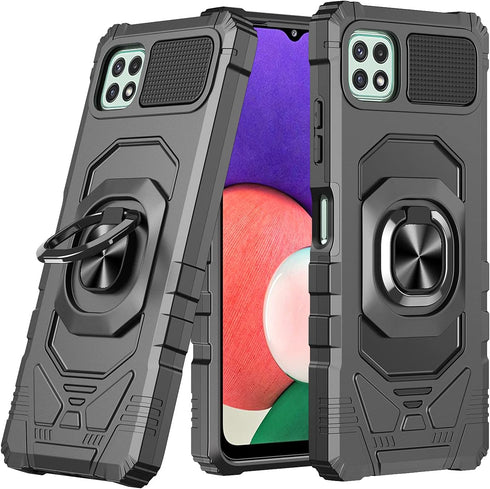 Ailiber for Celero 5G Case Boost Mobile, Wingtech Celero 5G Case with Screen Protector, Ring Kickstand for Magnetic Car Mount, Heavy Duty Shockpro...