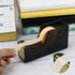 Acrylic Black Tape Dispenser Gold for Desk Masking Tape Cutter Holder 1-Inch Core Office Tape Dispenser...