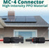 Solar Panel mc-4 connectors IP67 Waterproof for Solar Panel Cable Assembly and Installation, Solar connectors mc4-12PCS Male/Female 6 Pairs with 1...