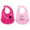 Hudson Baby Unisex Baby Silicone Bibs, Fancy, One Size...