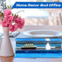 Unsinkable Titanic Simulator Toy Wavey Boat in a Box Liquid Wave Cruise Fluid Ship Decoration Ornament for Car Decoration Paperweight Desk Toy Gif...