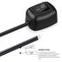 Paste Type Switch with Wires Cable:39.3inch Car Push Button Switch ON/Off DC12V Water Drop Shape DIY Car Switch Rocker Switch with Wires for Fog L...