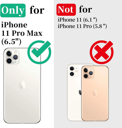 Cozycase Waterproof Case for iPhone 11 Pro Max, Shockproof Full-Body Rugged Bumper Sealed Case with Built-in Screen Protector for iPhone 11 Pro Ma...