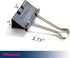 Officemate EZ Binder Clips, Large Size, 12/Box, Gray (99200)...