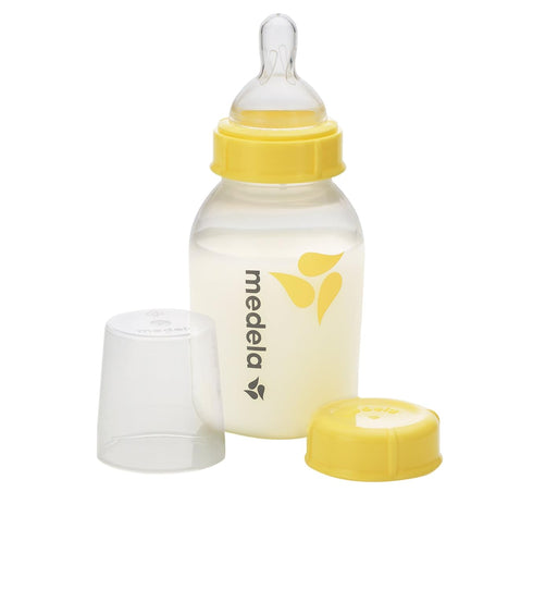Medela Breast Milk Storage Bottle, 5 Ounce Breastfeeding Bottle, Made Without BPA, Safe for Dishwashers and Microwaves...
