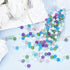 PH PandaHall 200pcs Frosted Glass Beads 10 Color 8mm Sea Glass Beads Spacers Matte Bead Ocean Blue Loose Bead for Friendship Bracelet Necklace Mot...