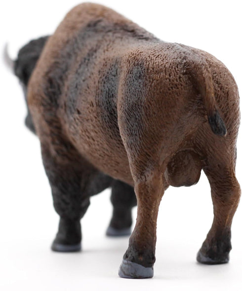Gemini&Genius North American Bison Figurine Animal Toy, Bull Action Figure, Wildlife Play Toy for Kids, Hand Painted, Realistic and Durable Toys f...