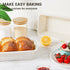 1 Pack Silicone Bread Loaf Pan with Metal Reinforced Frame, 9.5 x 5 in Non-stick Silicone Loaf Pan for Baking, Durable Silicone Bread Pan for Oven...