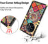 nancheng for Oneplus 11 Square Case (6.7-inch) with Ring Stand Cute Girls Women Retro Mandala Flower Pattern Metal Reinforced Corners Shockproof P...
