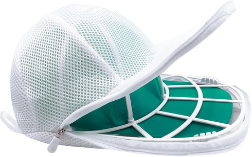 Hat Cleaner - Hat Cage for Washing, Hat Laundry Wash Bags for Baseball Caps, Hat Washer for Washing Machine or Dishwasher, Cap Washer Frame for Fl...