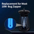 Bug Zapper Replacement Light Bulb for 18W Insect Attracting Lamp, 4-Pin, 18W Single H-Shaped Twin Tube Bulb for Outdoor Mosquito Zapper...