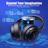 BERIBES Bluetooth Headphones Over Ear, 65H Playtime and 6 EQ Music Modes Wireless Headphones with Microphone, HiFi Stereo Foldable Lightweight Hea...