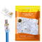RJ45 Cat5 Cat5e Connectors End Pass Through Gold Plated 8P8C UTP Ethernet Network Plug(100Pack)...