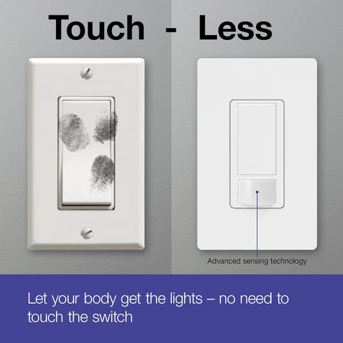 Lutron Maestro Motion Sensor Switch | 2 Amp, Single Pole | MS-OPS2-WH | White......