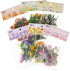 240 Pcs Plants Flowers Stickers, Botanical Stickers Set, Transparent Flower Stickers, Clear Pressed Wildflower Stickers Vintage Floral Botanical J...
