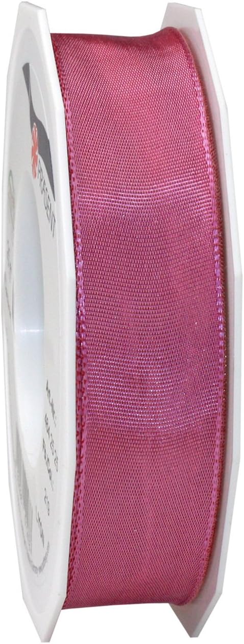 Morex Ribbon French Wired Lyon Ribbon, 1-Inch by 27-Yard Spool, Dusty Rose (46425/25-219)...