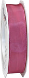 Morex Ribbon French Wired Lyon Ribbon, 1-Inch by 27-Yard Spool, Dusty Rose (46425/25-219)...