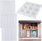 NiHome 8PCS Adjustable Drawer Divider Set, 12.6"x2.75" Flexible Plastic Drawer Organizer Grid for Socks, Underwear, Makeup, Stationary Storage, Ho...