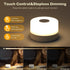 JUSHENG Baby Night Lights for Nursery, 3 Color Temperature Selectable & Dimmable, Rechargeable LED Bedside Lamps Touch Light for Nightstand, Breas...