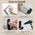 Adhesive Towel Hooks, 20 PCS Stainless Steel Self Adhesive Wall Hooks, Black Heavy Duty Shower Hook, Waterproof Oilproof Rustproof for Bathroom, K...