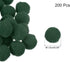 MECCANIXITY Pom Felt Balls Felting Fabric 1.5cm 15mm Dark Green for Home Craft Projects DIY Pack of 200...