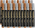 Metallic Permanent Markers, Gold and Silver Metallic Marker Pens, 24 Count, Fine and Chisel Point For Rock Painting, Black Paper, Card Making, Scr...
