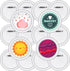 16 Pack Acrylic Button Pin Badge 3 Inch Clear Plastic Craft Button with Pin Round Picture Photo Buttons Blank Pin Buttons for Crafts Supplies, Sch...