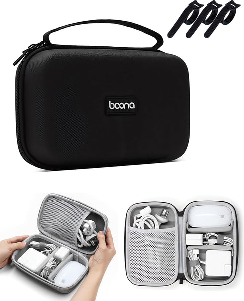Charger Case for MacBook, 7.9"x4.7" Computer Charger Organizer, Apple Magic Mouse Apple Pencil USB Flash Disk SD Card Small Portable Accessories B...