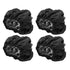 4 Pcs/Set Stroller Wheel Protection Covers Black Wheelchair Tire Protector for Child Kid Baby Stroller Jogger Wheels Protection Covers(L)...