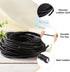 Pandahall 10.93 Yards Round Braided Genuine 4mm Boho Leather Cord Leather Strip Cord Braiding String for Bracelet Necklace Beading Jewelry DIY Cra...