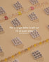 Deinduser Crystal Friendship Bracelet Making Kit, 6mm 1200pcs Bicone Gem Beads for Jewelry Making, 24 Colors with Letter Beads, Spacer Beads...