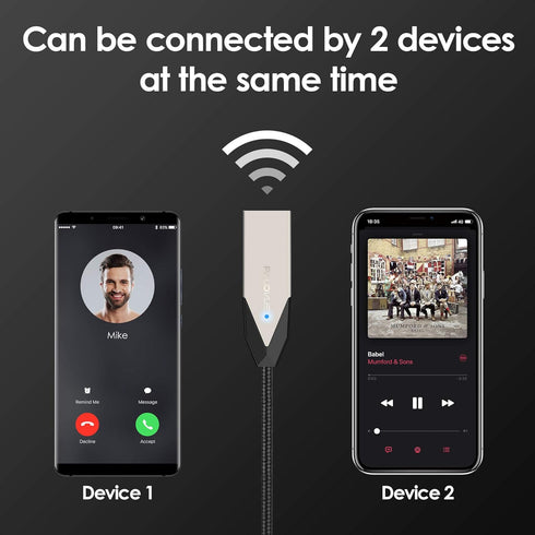 PALOVUE aptX Bluetooth 5.0 Receiver with Qualcomm CSR Wireless Car Kit for Music Streaming and Hands-Free Calling for Car Home Stereo with 3.5mm A...