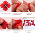Artificial Silk Rose Petals for Romantic Night, Wedding, Party, Anniversary Flower Decorations (Red, 3000 PCS)...