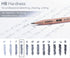 Marco Natural Wood Grain Graphite Drawing HB Pencil, Wood-Cased Sketching Pencils, Pack of 50...