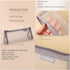 Mesh Cosmetic Bag Portable Clear Makeup Bags Mesh Zipper Pouch for Home Office Travel Accessories Organizer (2PCS White & Grey)...